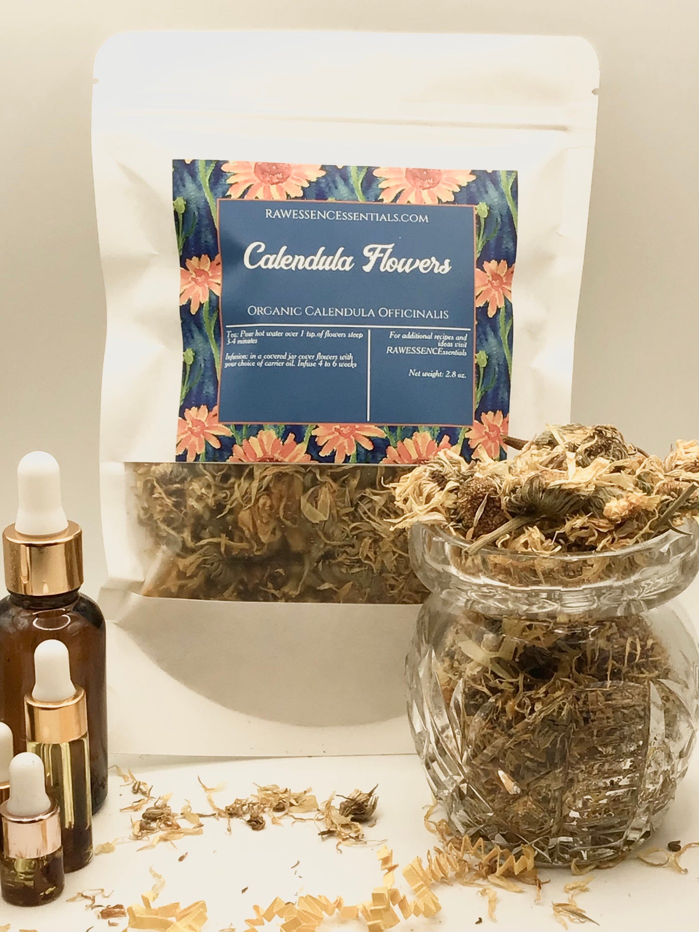 Calendula Flowers Organic Calendula officinalis 2.8 oz.