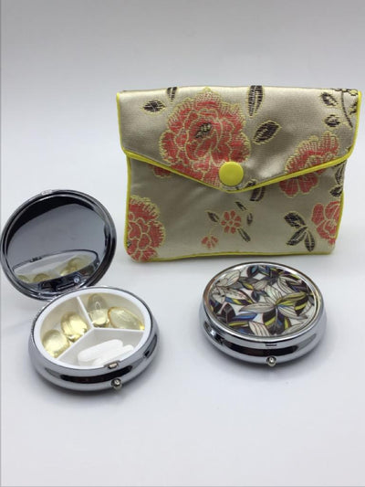 Fashion-Forward Vitamin Pill Trinket Case